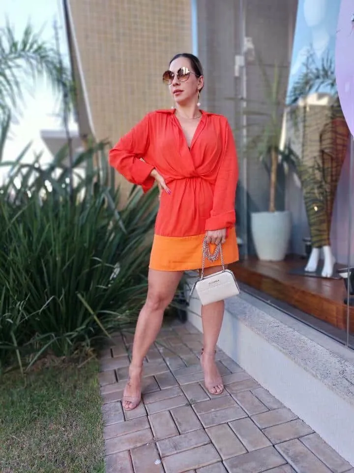 Vestido Open Crepe