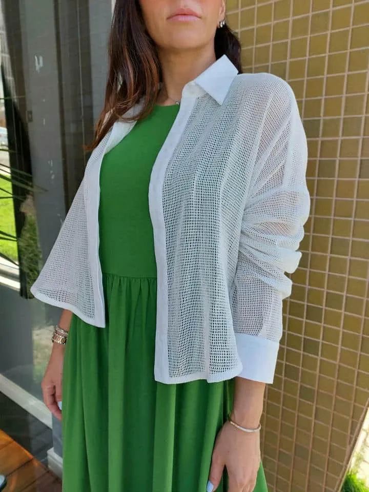 Camisa Cropped Tela - Imagem 4