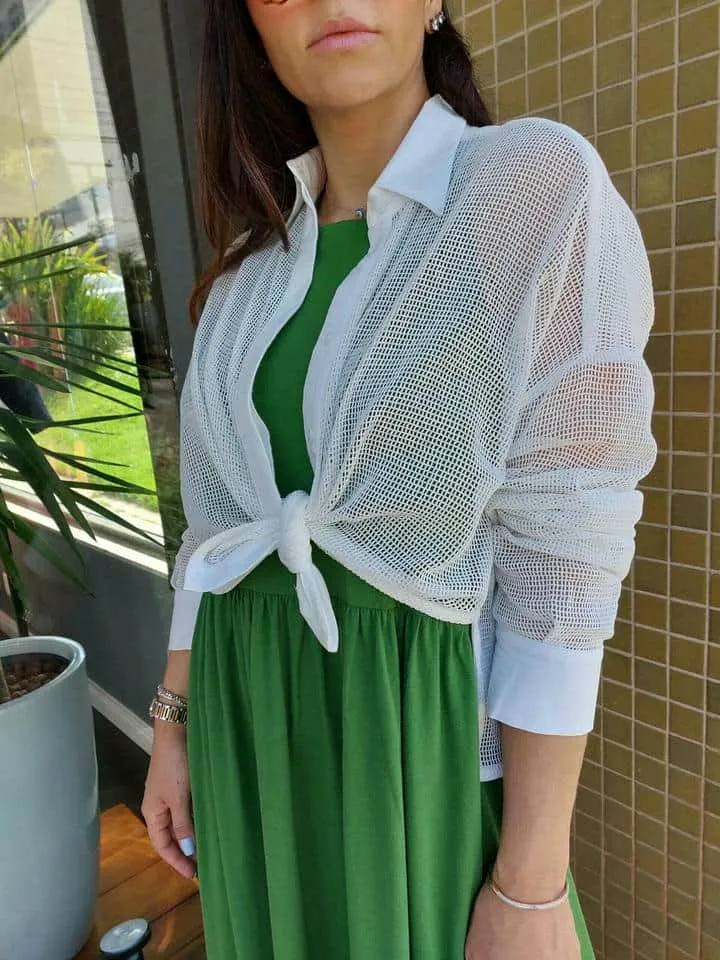 Camisa Cropped Tela