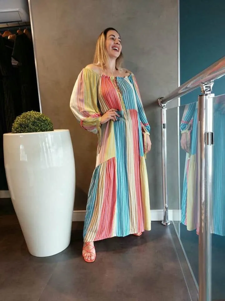 Vestido Longo Est Horizonte