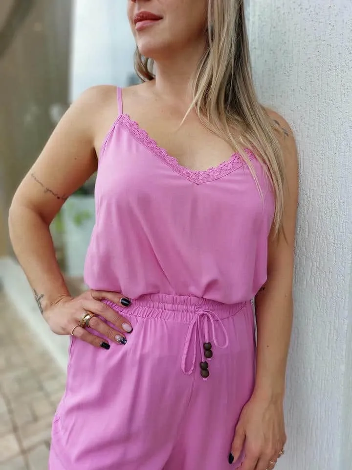 Regata Renda Viscose Lisa