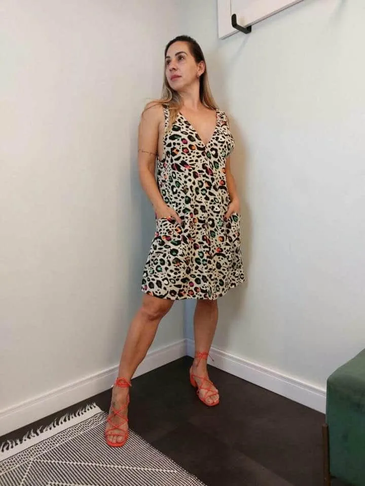 Vestido Linho Curto