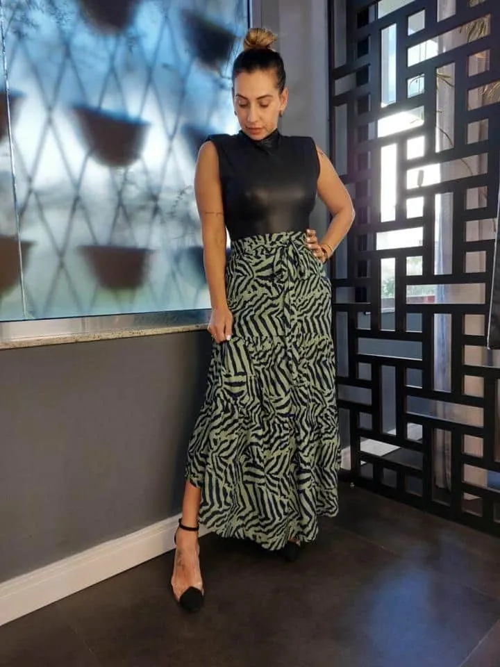 Saia Animal Print
