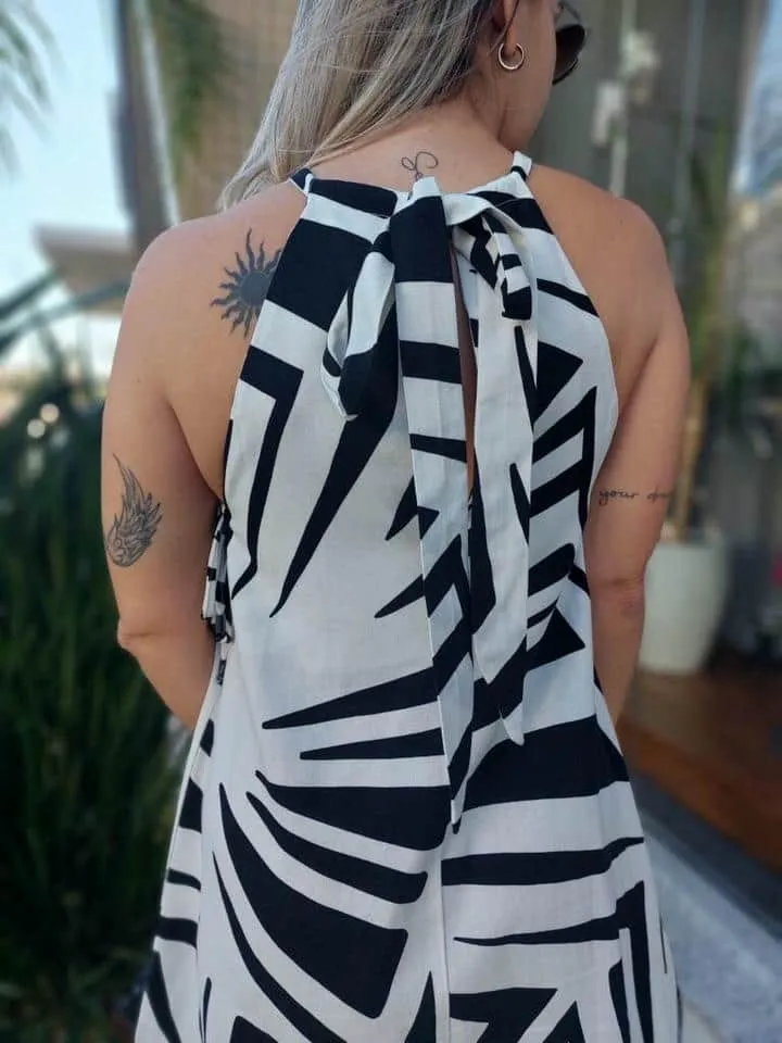 Vestido Linho Palmeira. - Imagem 3