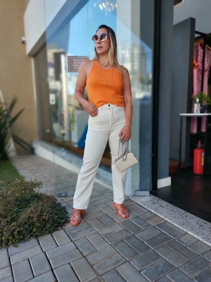Calça Horto White