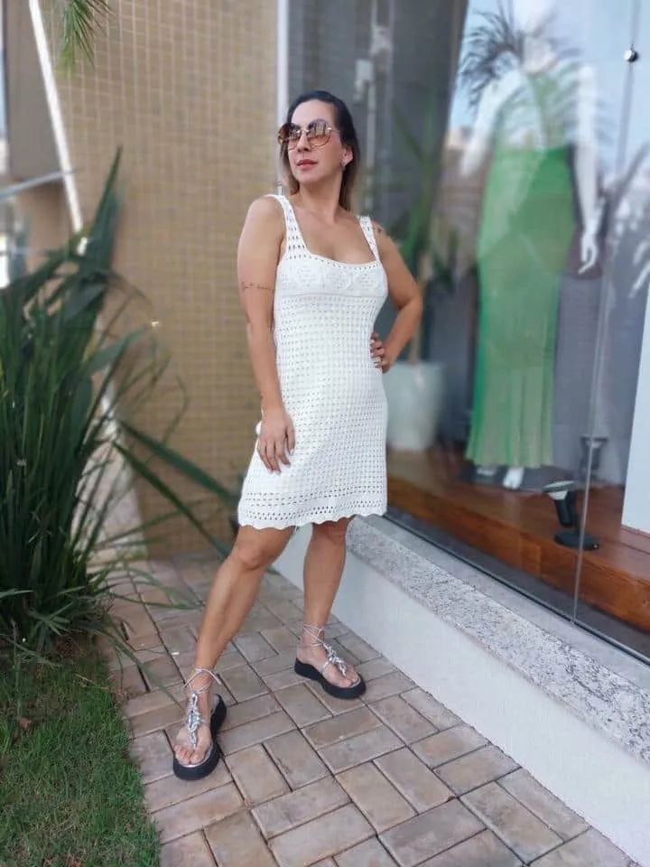 Vestido Tricot Curto