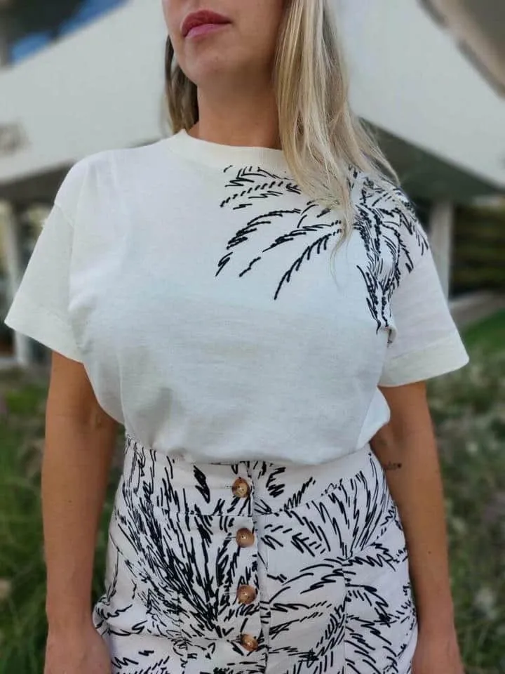 Tshirt Bordada Coqueiros - Imagem 2