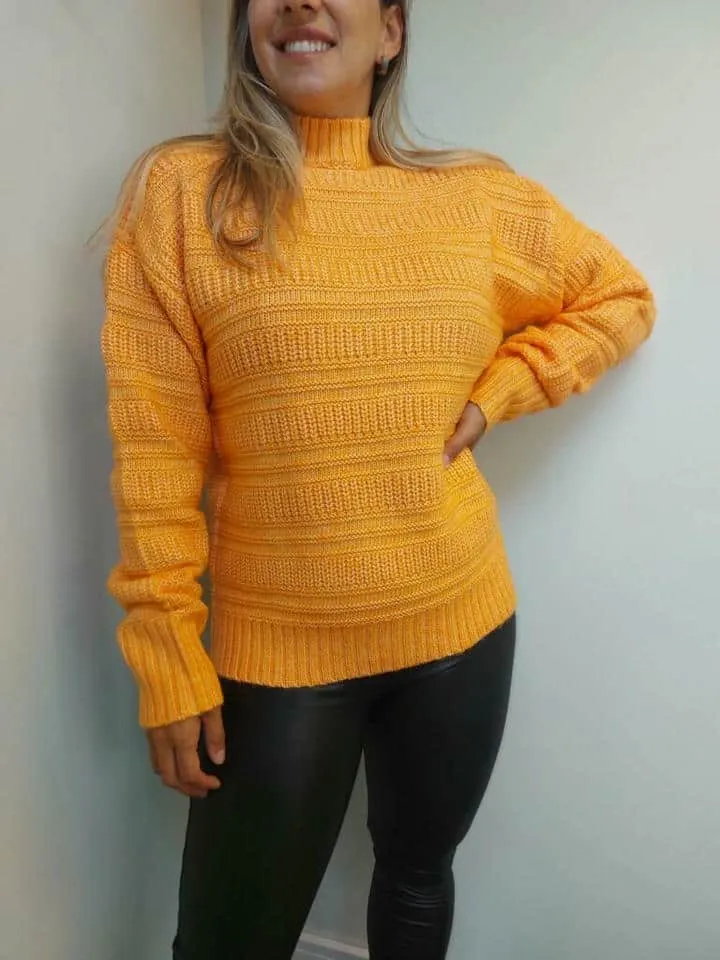 Pull De Tricot Gola Alta - Imagem 3
