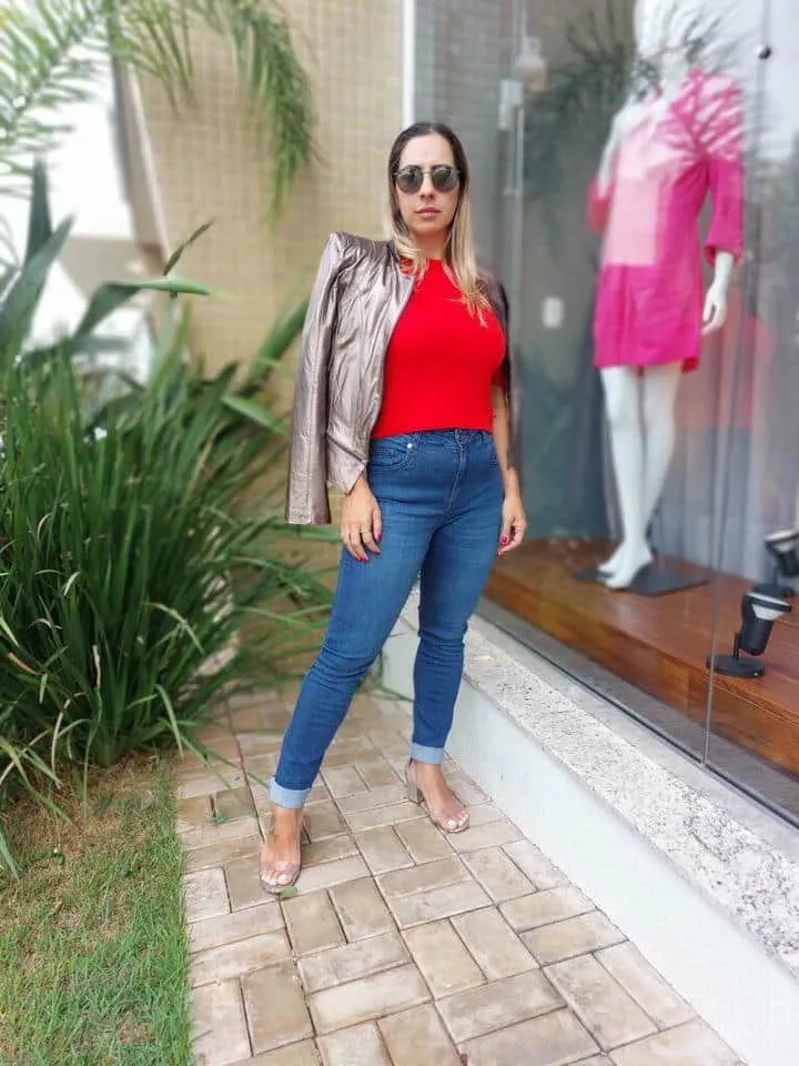 Calça Jeans A Skinny Comfort Escritora