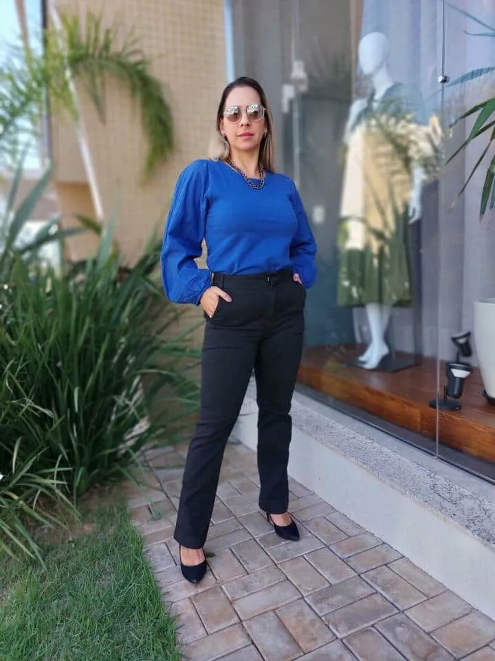Blusa Voil Moletinho
