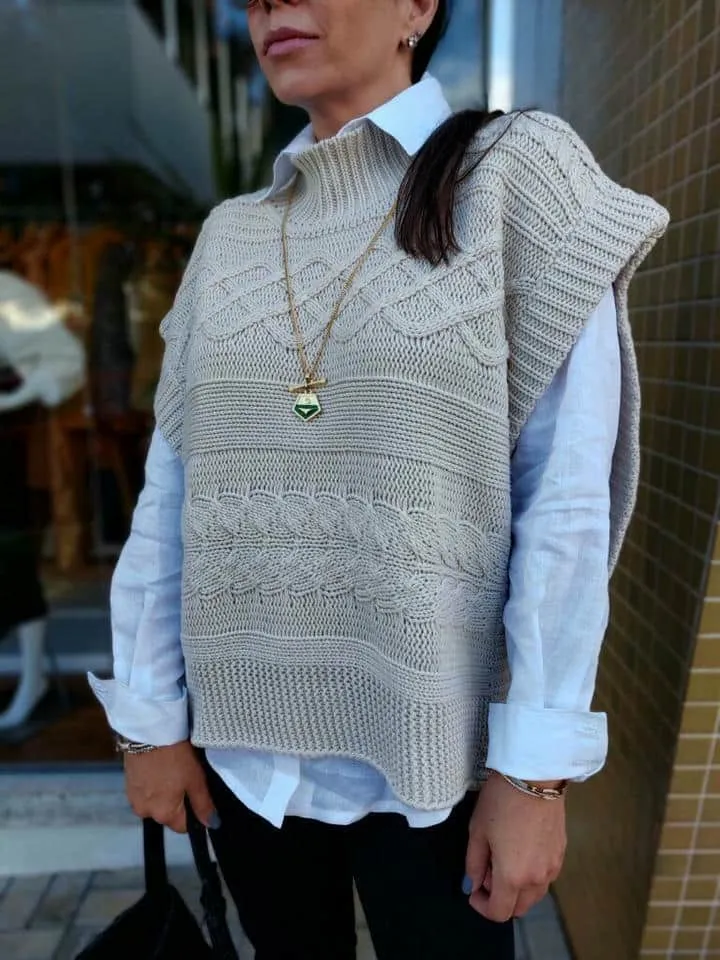 Colete Tricot Multipontos - Imagem 3