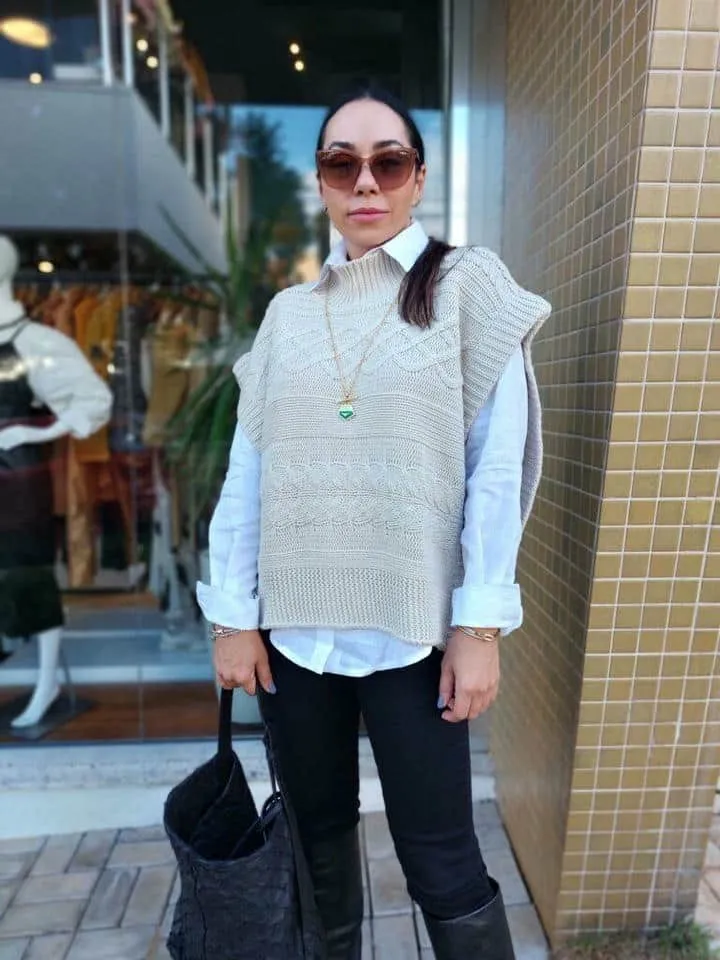 Colete Tricot Multipontos - Imagem 4