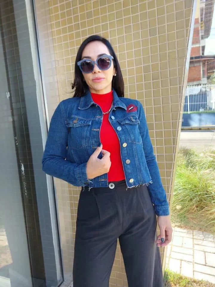 Jaqueta Sugar Jeans Medio - Imagem 4