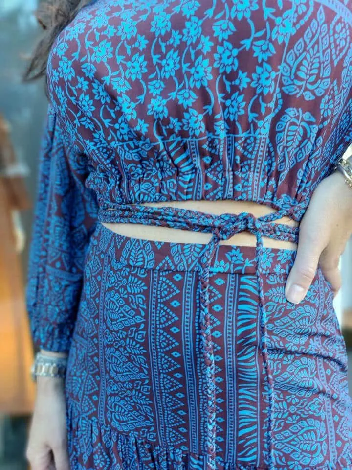 Blusa Cropped Estampa Lencos - Imagem 2