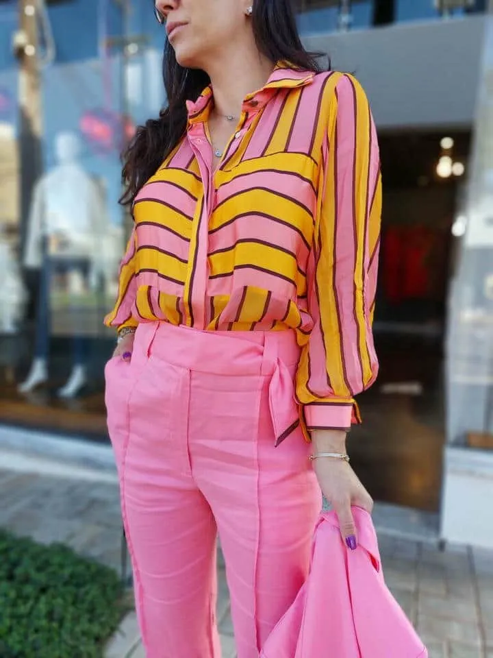 Calca Linho Rosa Splendida - Imagem 2