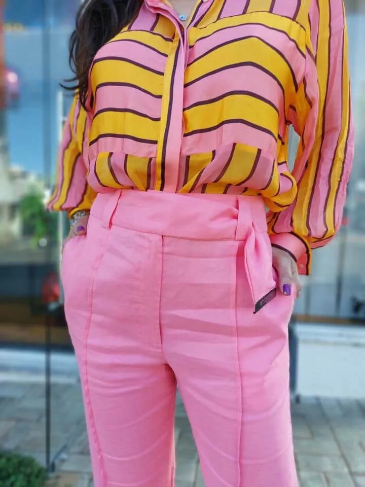 Calca Linho Rosa Splendida - Imagem 3