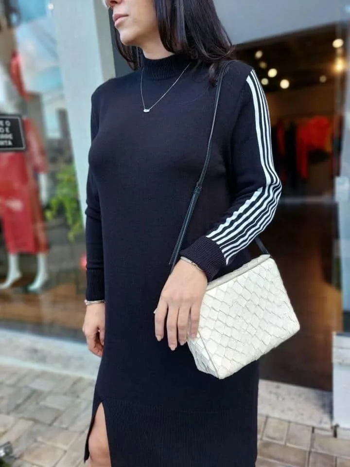 Vestido Ml Tricot Stripes - Imagem 2