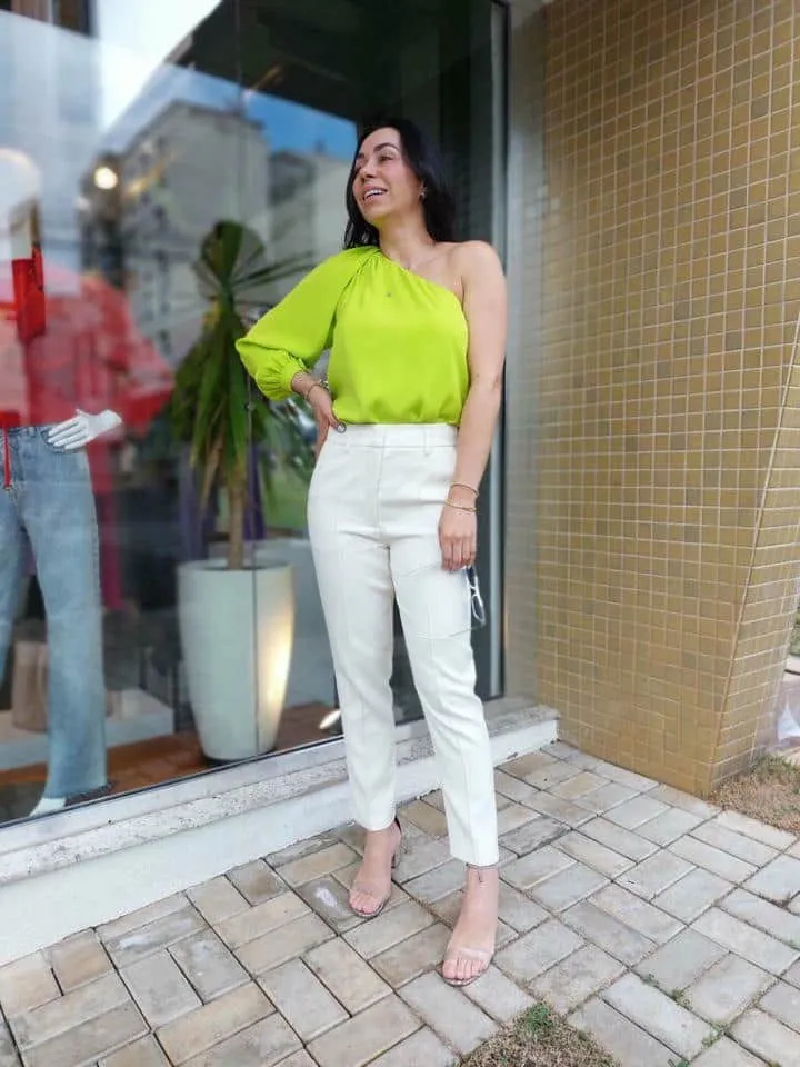 Blusa Lela  Lime