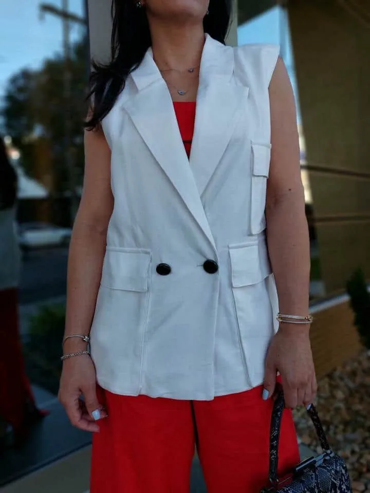 Colete Linho Off - Imagem 4