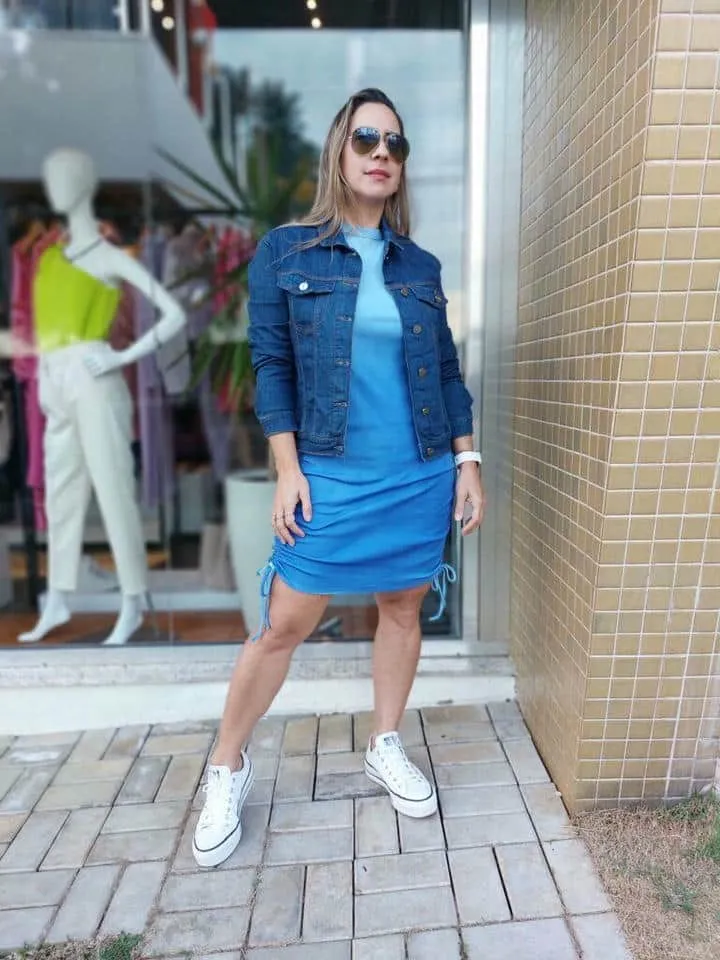 Vestido Franzidos Laterais - Imagem 2