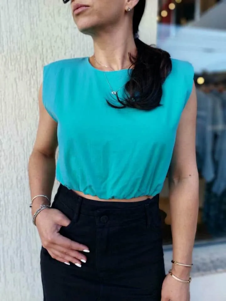 Blusa Open Verde Equilibri - Imagem 2