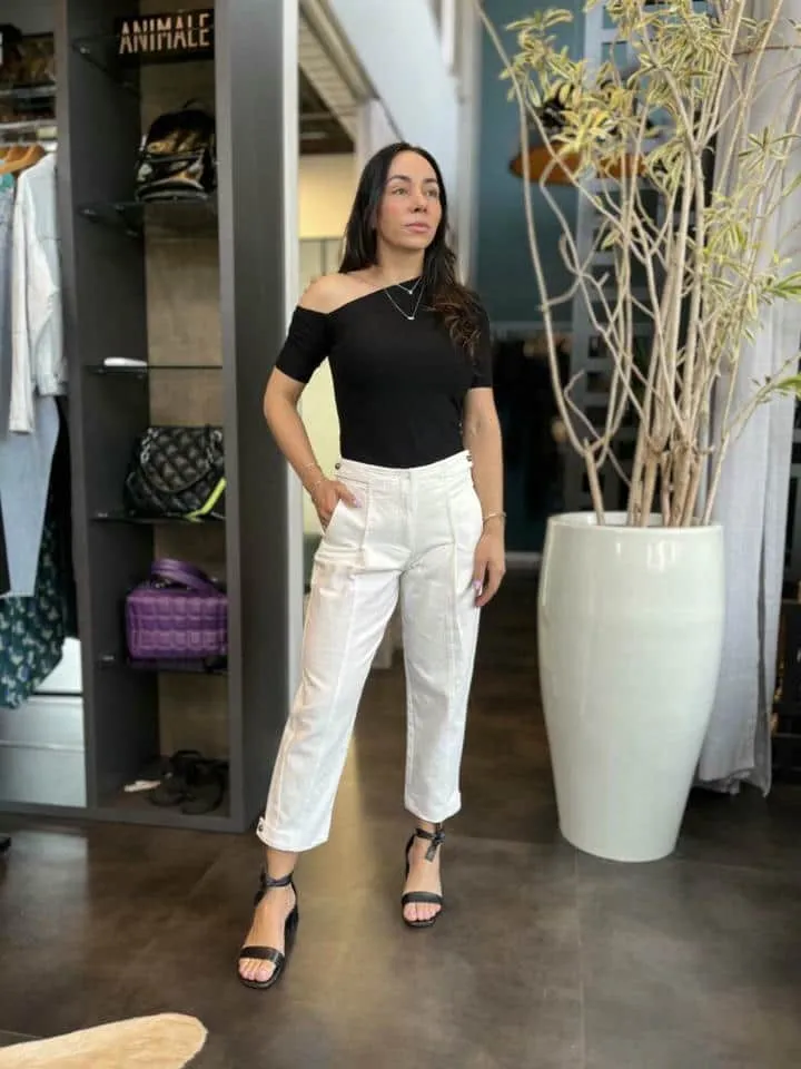 Blusa Rib Decote Angular - Imagem 3