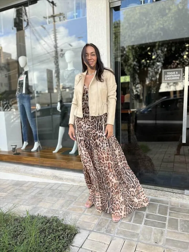 Vestido Leona Animal Print - Imagem 4