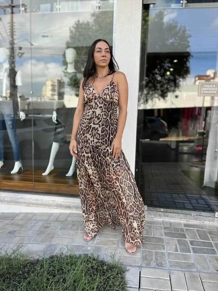 Vestido Leona Animal Print