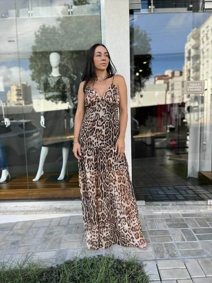 Vestido Leona Animal Print - Imagem 3