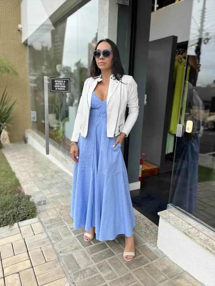 Vestido Amarracao Listrado - Imagem 4