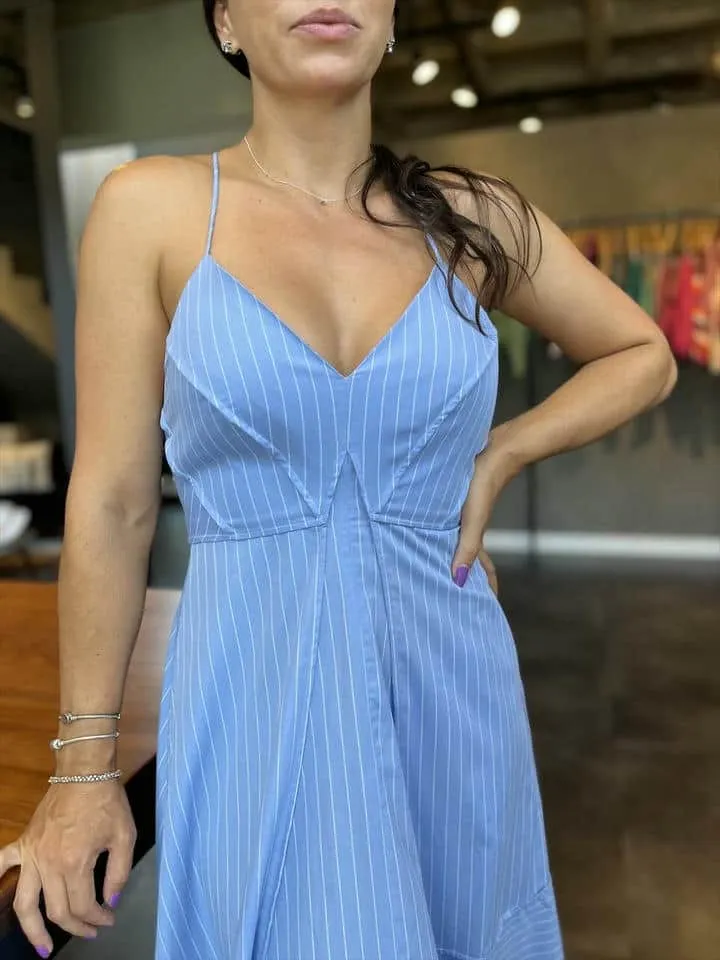 Vestido Amarracao Listrado - Imagem 2