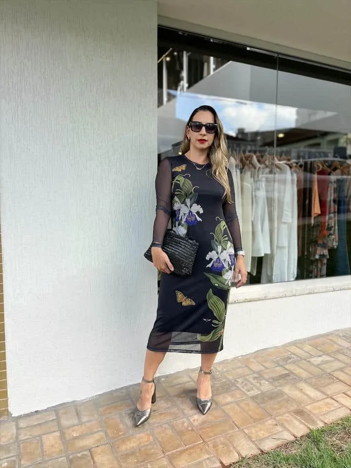 Vestido Tule Cattleya