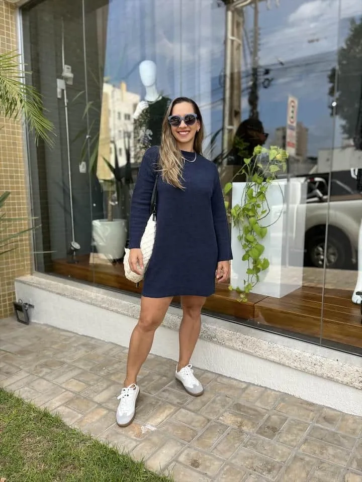 Vestido Gola Eco Comfy