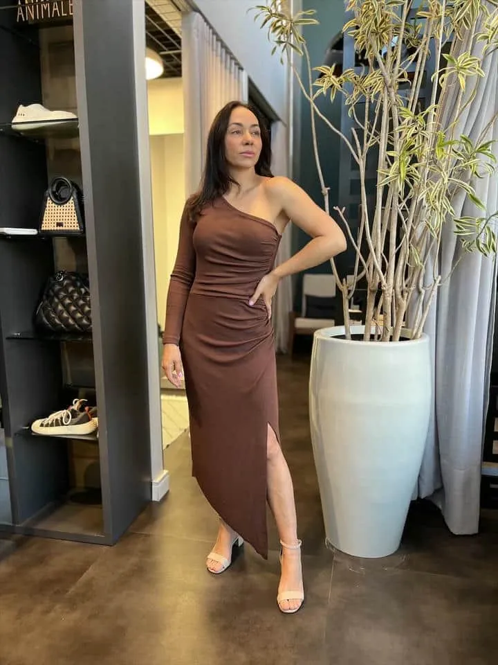 Vestido Open Marrom Naico - Imagem 2