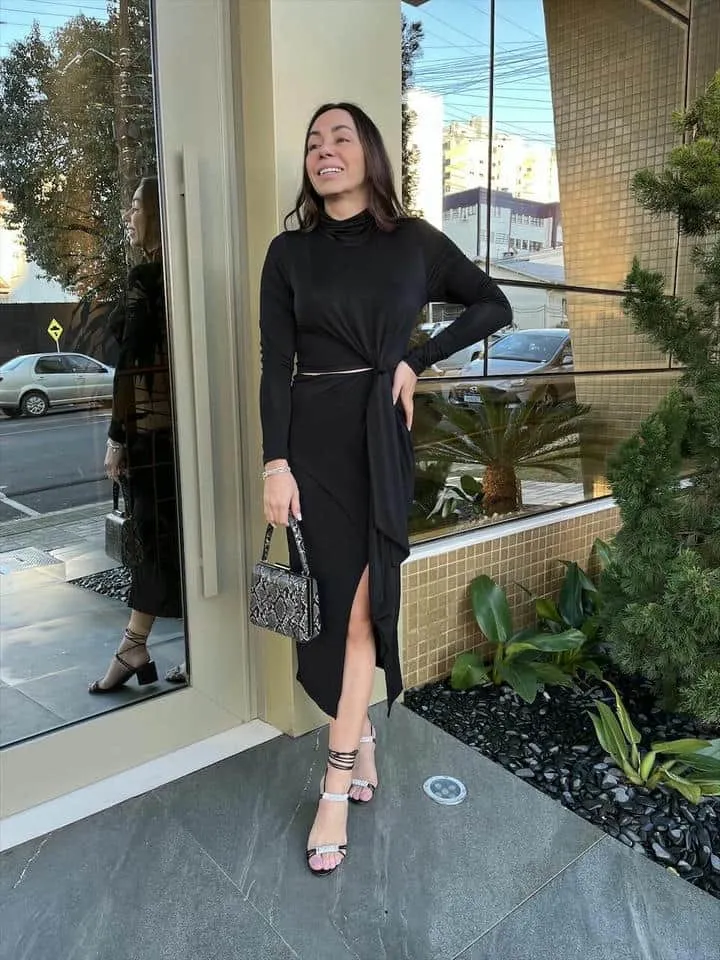 Vestido Open Preto - Imagem 2