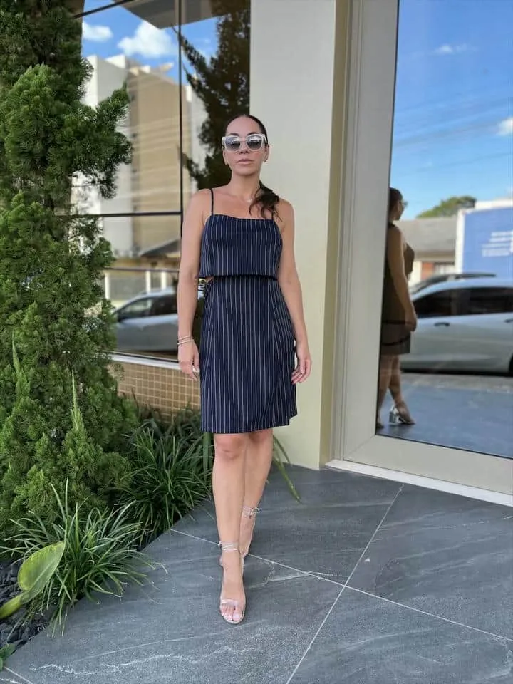 Vestido Marina Listrado