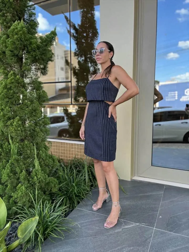 Vestido Marina Listrado - Imagem 3