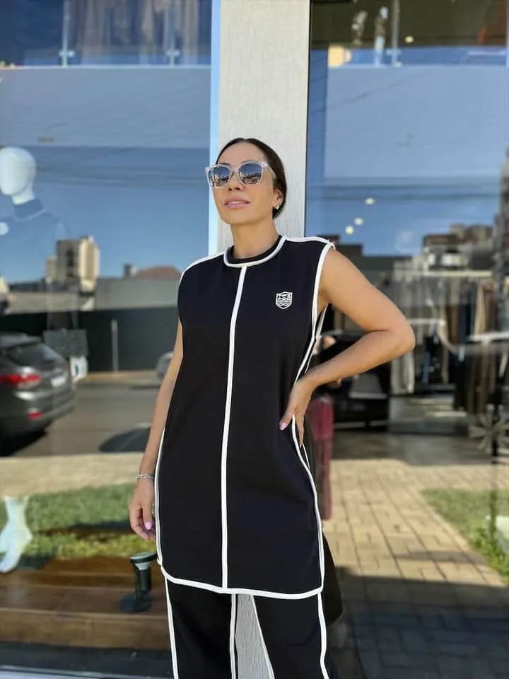 Vestido Outline Double Osklen - Imagem 4