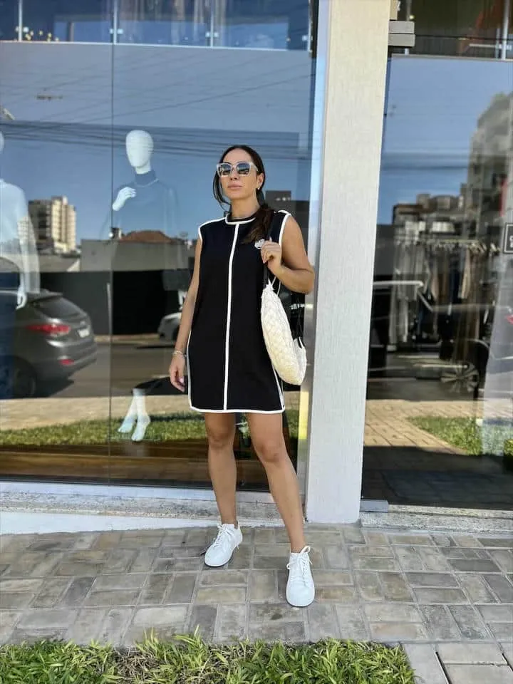 Vestido Outline Double Osklen