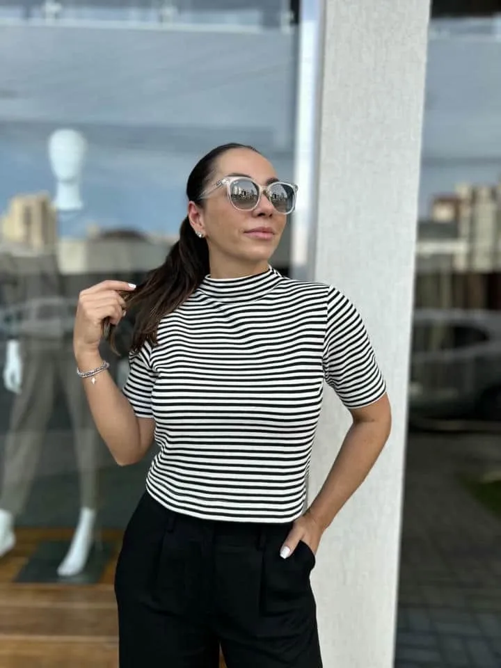 Blusa Piquet Listras - Imagem 2