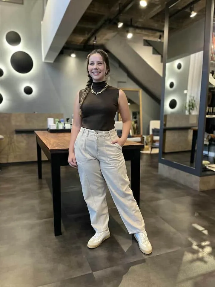 Blusa Tricot Basic Café