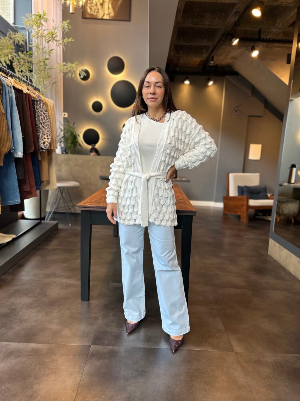 Casaco Luiza Off White
