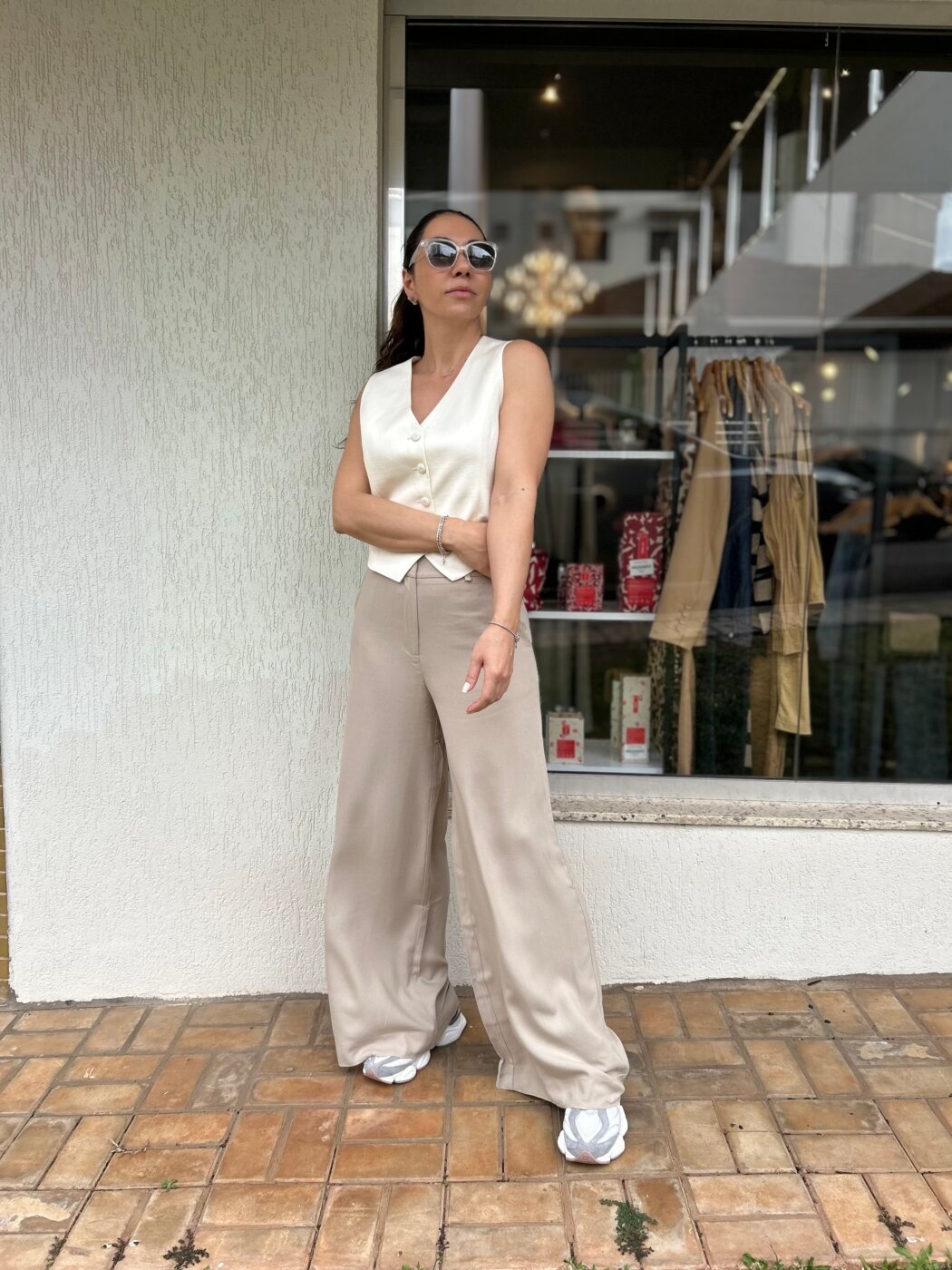 Colete Julia em alfaiataria