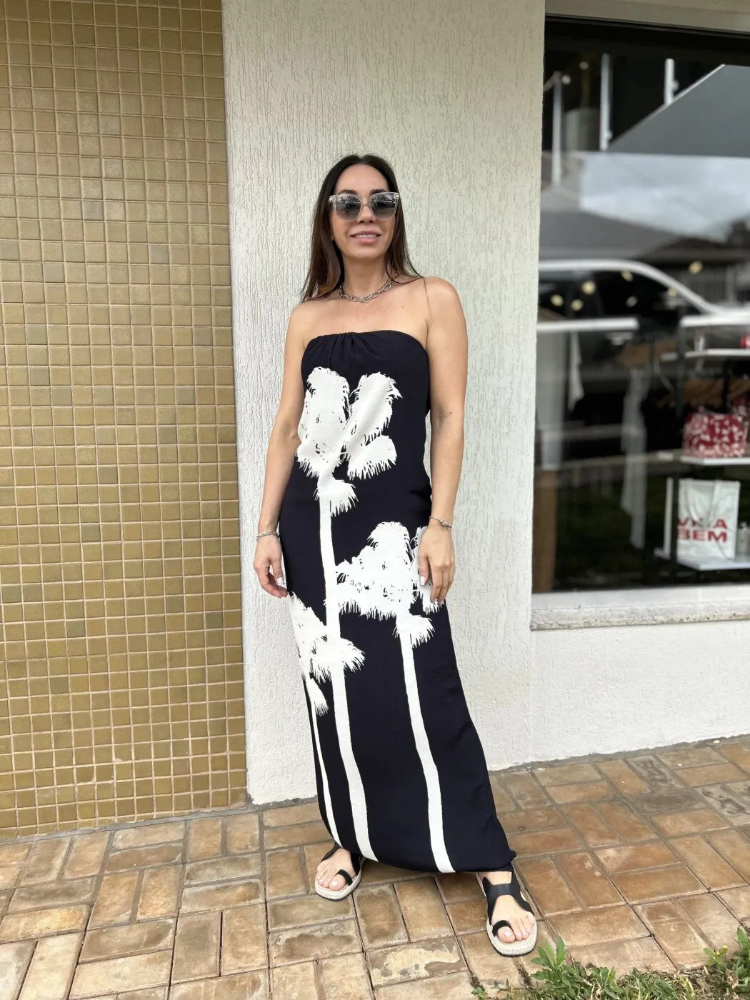 Vestido Tomara Que Caia Longo