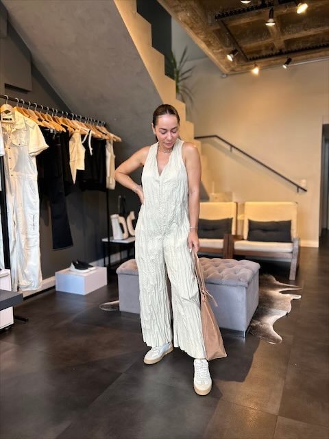 Macacão Plissado Osklen