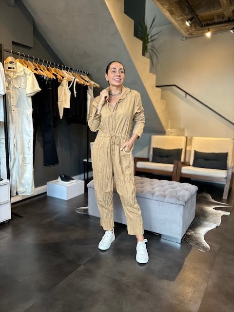 Macacao  Tricoline Wrinkled