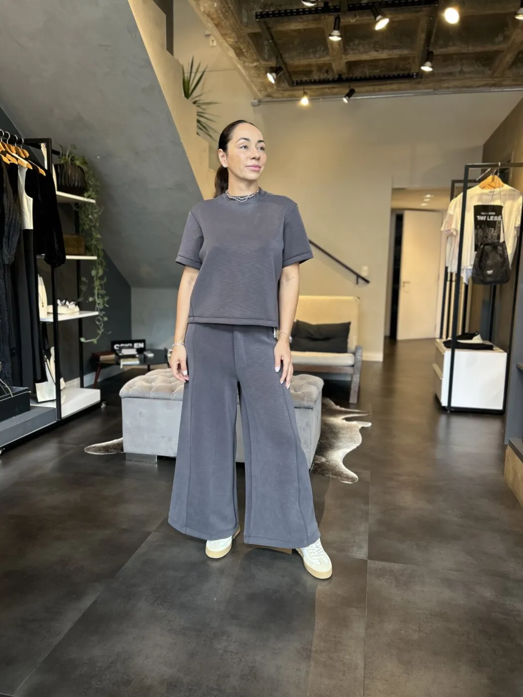 Blusa Fem Washed Touch Preto
