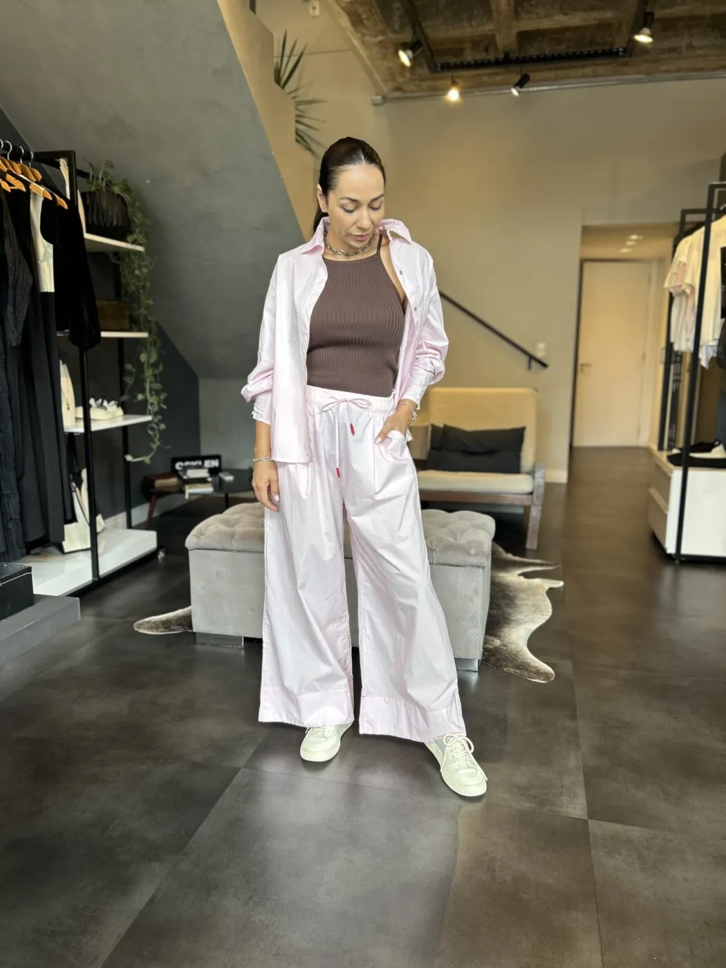 Calça Maxi Algodão Tricoline