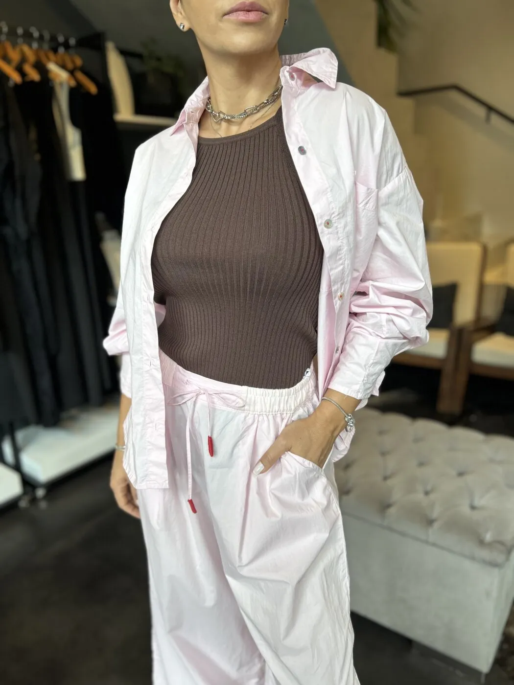 Camisa Maxi Algodão Tricoline - Imagem 2