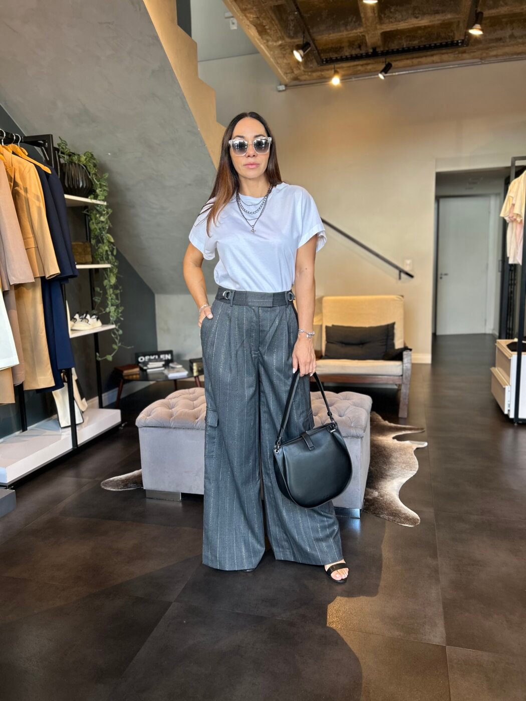 Calca Isis Cinza Medio